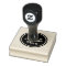Custom Business Logo  2.5" x 2.5" Wood Art Stamp