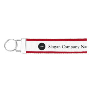 Custom Business Logo – Add Your Logo &Slogan Wrist Keychain