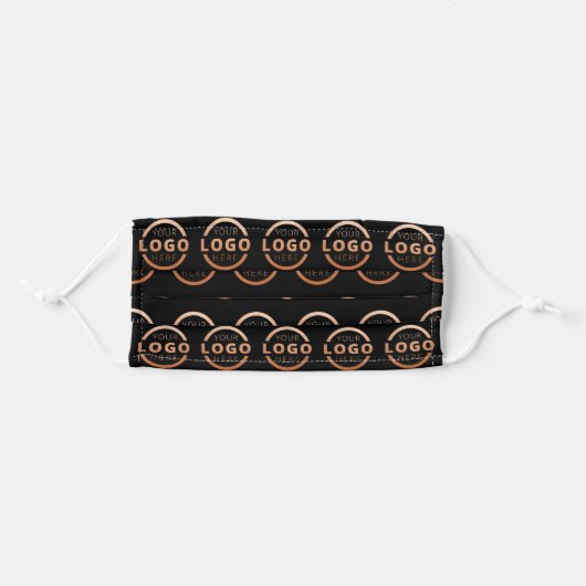 Custom Business Logo Adult Cloth Face Mask (Front, Folded)