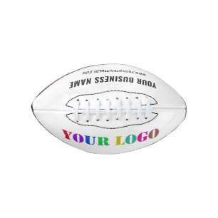 Custom Business Logo and Name Text Football