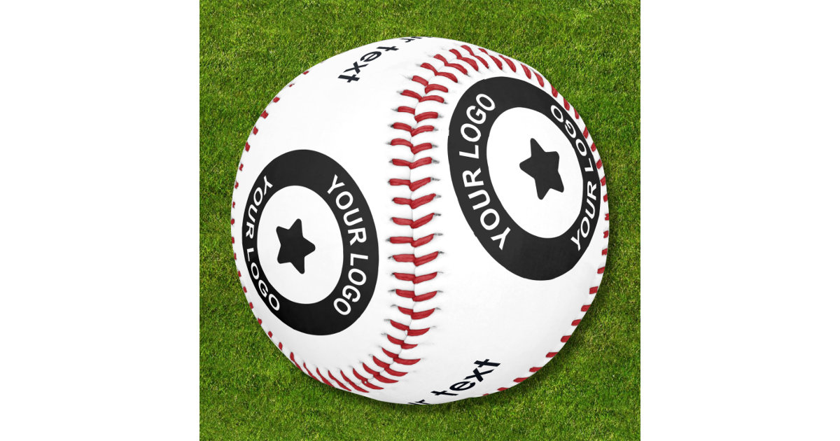 Personalized Baseball Custom Text or Logo Custom Baseball 