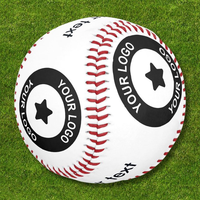 Custom Business Logo and Text Baseball (Creator Uploaded)