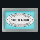 Custom Business Logo and Text Belt Buckle Template<br><div class="desc">Custom Colors and Fonts - Design Your Own Personalized Belt Buckle with Your Company Logo Name Website or Custom Text Promotional Business or Modern Personal Belt Buckles / Gift - Add Your Logo - Image - Photo or QR Code / Name - Company / Website or E-mail or Phone -...</div>
