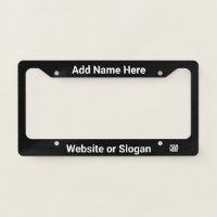 Custom Business Logo and Text Black