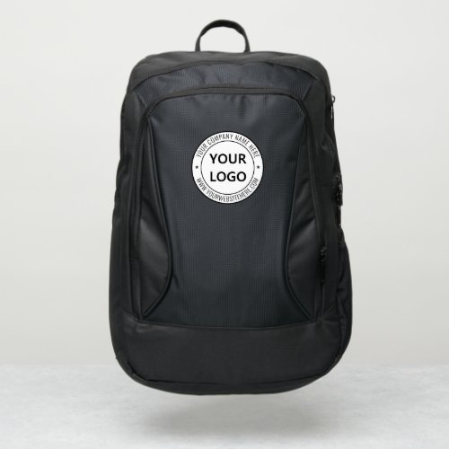Custom Business Logo and Text Company Backpack