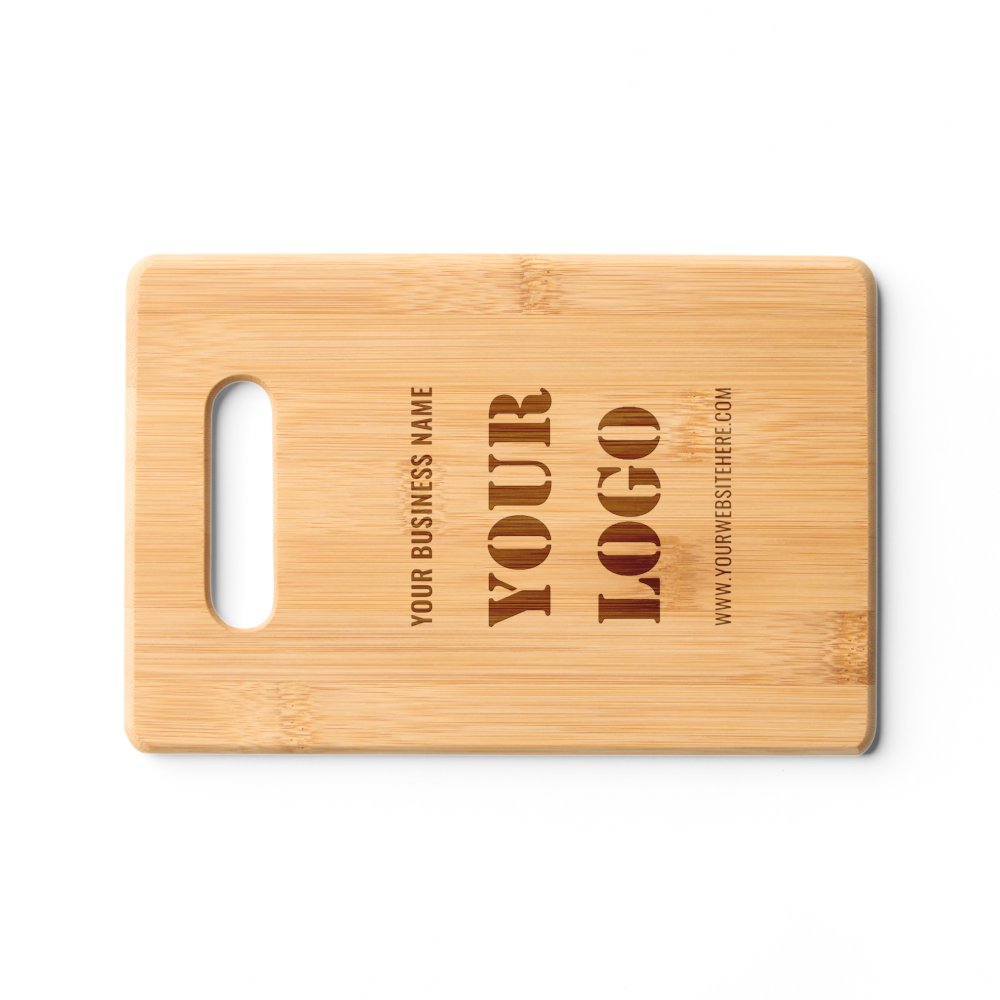 Discover Custom Business Logo and Text Company Personalized Cutting Board