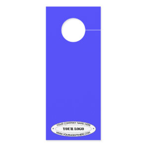 Custom Business Logo and Text Company Door Hangers