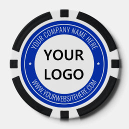 Custom Business Logo and Text Company Poker Chips
