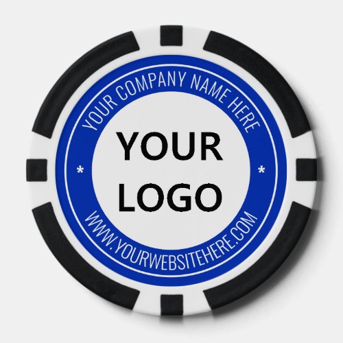 Custom Business Logo and Text Company Poker Chips