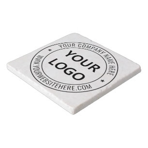 Custom Business Logo and Text Company Trivet