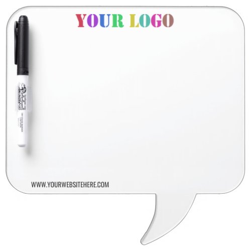 Custom Business Logo and Text Dry Erase Board