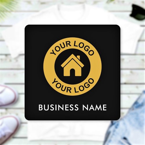 Custom Business Logo and Text Fabric Clothing Labe Labels