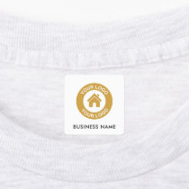 Custom Business Logo and Text Fabric Clothing Labels Custom Business Logo and Text Fabric Clothing Labels