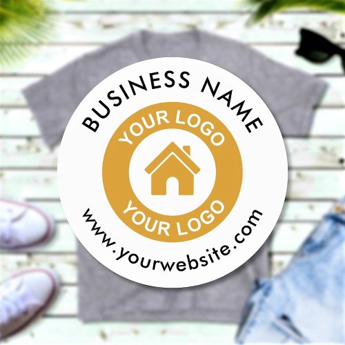 Custom Business Logo and Text Fabric Clothing Labels