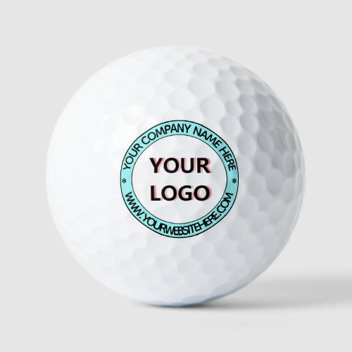 Custom Business Logo and Text Golf Balls Stamp