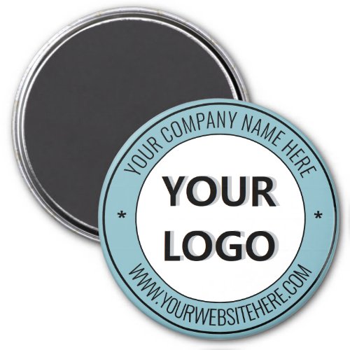 Custom Business Logo and Text Magnet Gift