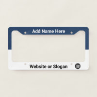Custom Business Logo and Text Navy Blue