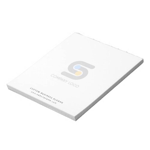 Custom Business Logo And Text  Notepad