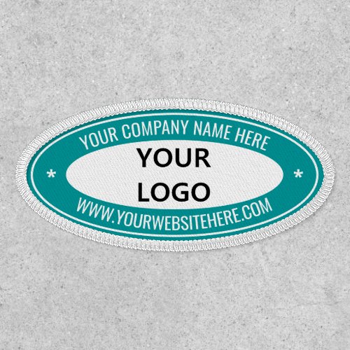 Custom Business Logo and Text Patch _ Choose Color