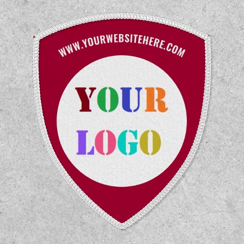 Custom Business Logo and Text Patch Choose Colors