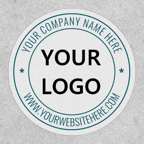 Custom Business Logo and Text Patch _ Your Colors