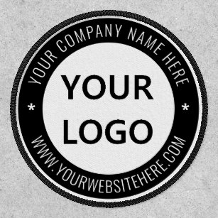 Custom Business Logo and Text Patch - Your Colors