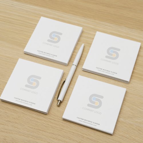 Custom Business Logo And Text Post_it Notes