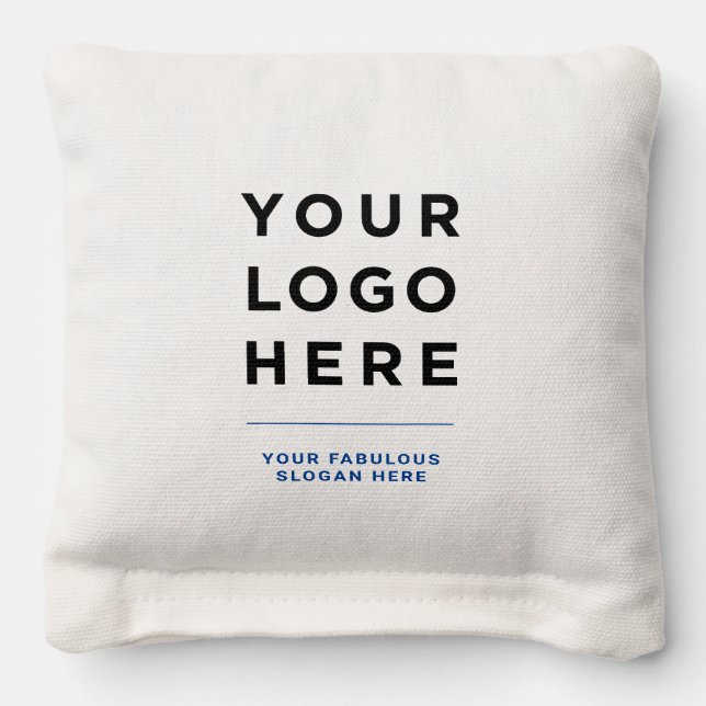 Custom Business Logo and Text Professional Cornhole Bags (Front 2)