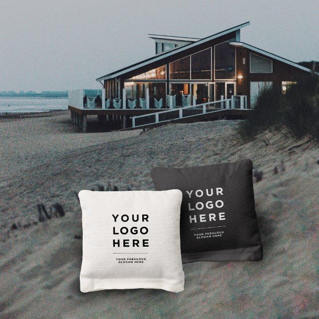 Custom Business Logo and Text Professional Cornhole Bags (Creator Uploaded)