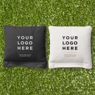 Custom Business Logo and Text Professional Cornhole Bags