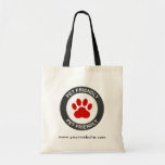 Custom Business Logo And Text Promo Tote Bag