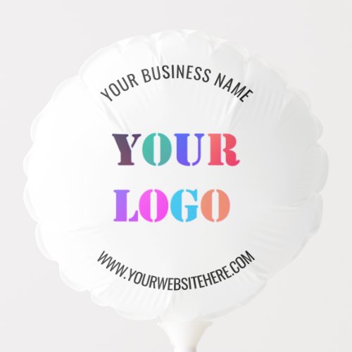 Custom Business Logo and Text Promotional Balloon