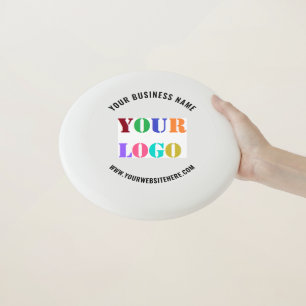 Custom Business Logo and Text Promotional Frisbee