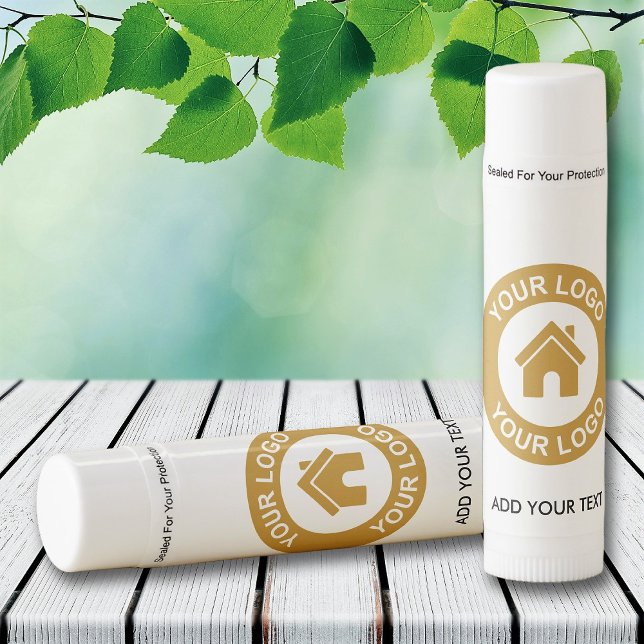 Custom Business Logo and Text Promotional Lip Balm (Creator Uploaded)