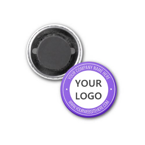 Custom Business Logo and Text Promotional Magnet