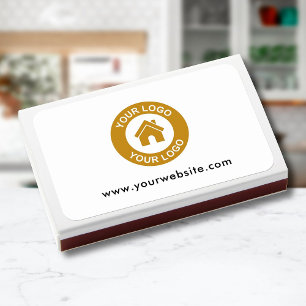 Custom Business Logo And Text Promotional Matchboxes