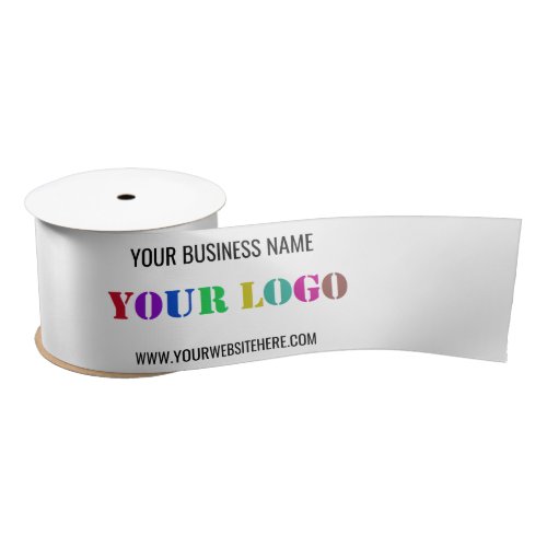 Custom Business Logo and Text Promotional Ribbon