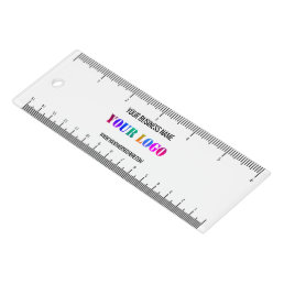 Custom Business Logo and Text Promotional Ruler