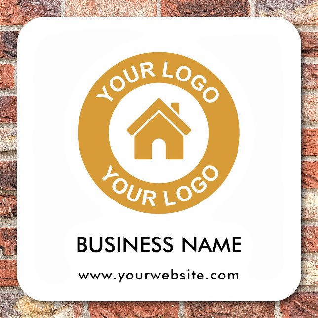 Custom Business Logo and Text Window Wall Decal (Creator Uploaded)