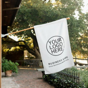Custom Business Logo and Website Custom House Flag