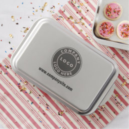 Custom Business Logo and Website Employees Custom Cake Pan