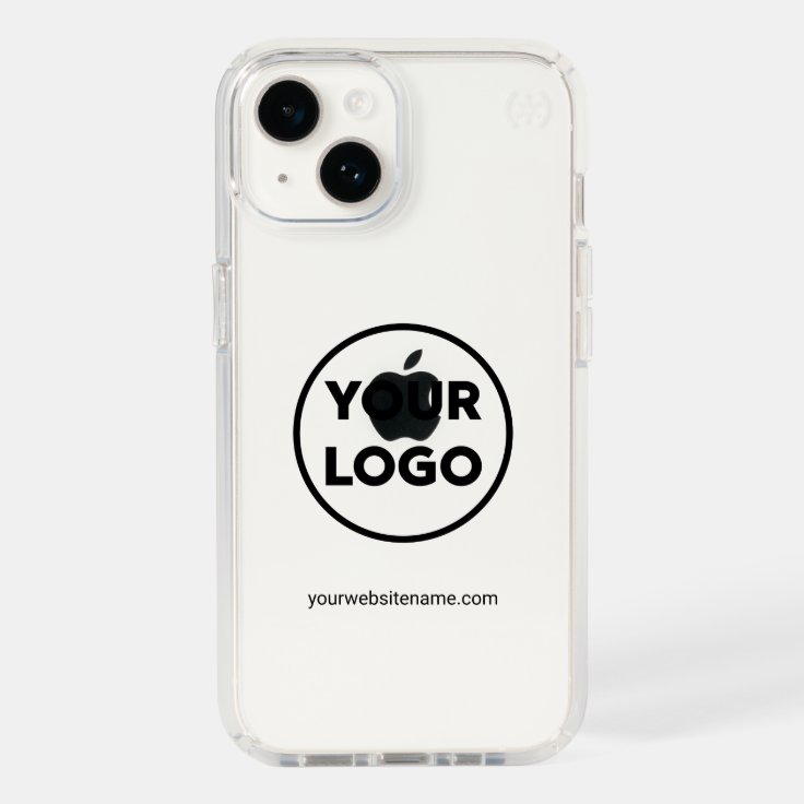 Custom Business Logo and site Speck iPhone Case Zazzle