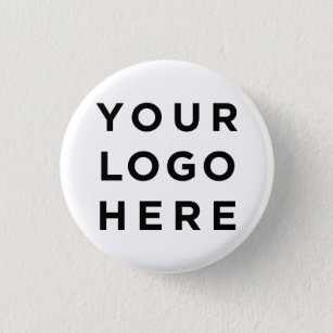 Custom Business Logo Any Color Simple Button