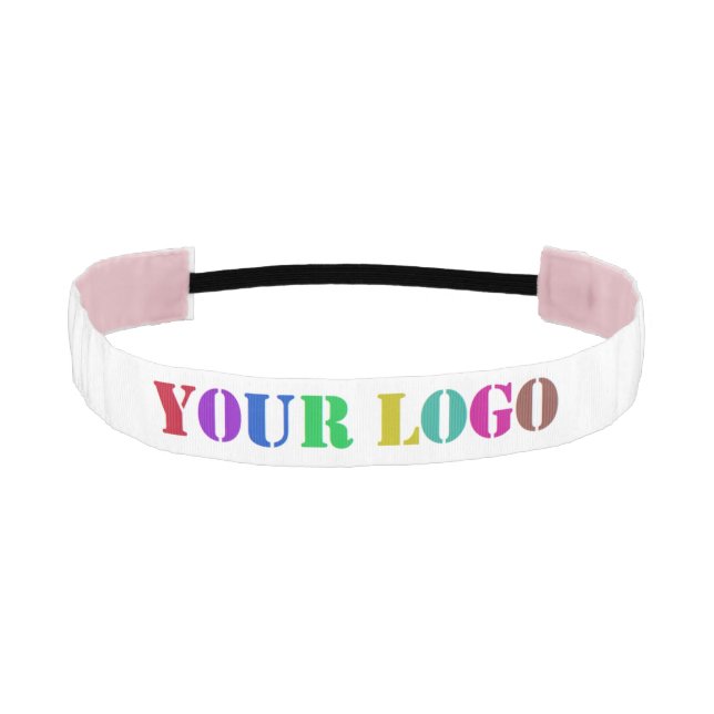 Custom Business Logo Athletic Headband Template (Front)