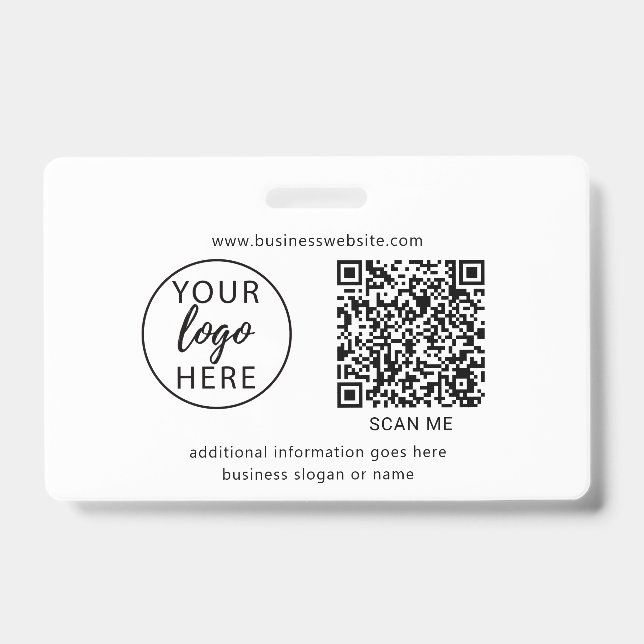 Custom Business Logo  Badge (Front)