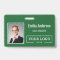 Custom Business Logo Barcode Employee Photo