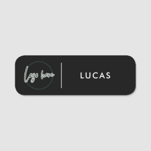 Custom Business Logo Basic Employee Staff Name  Na Tag