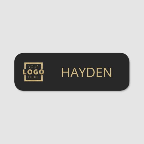 Custom Business Logo Basic Employee Staff Name Name Tag