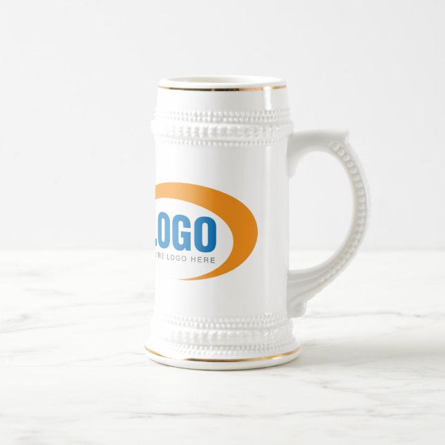 Custom Business Logo Beer Stein (Right)
