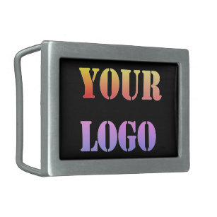 Custom Business Logo Belt Buckle - Choose Colors